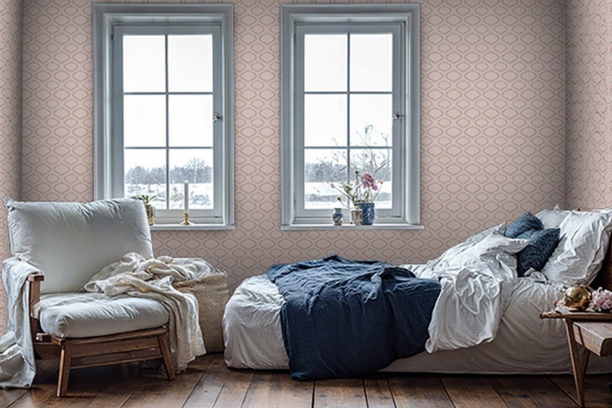 Picture of Farvesammensætning Ogee and Roses in Pink - 1033401-03 - 04848-01